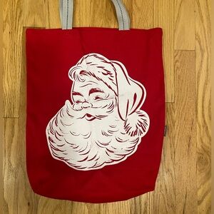 Hallmark red Santa tote bag